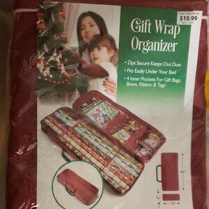 Gift wrapping paper organizer
